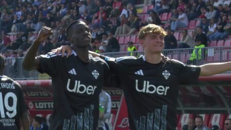 Serie A : Assane Diao (Como) passeur puis buteur en première période contre Monza