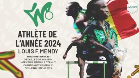 Louis François Mendy élu Athlète de l’année 2024 par les internautes de Wiwsport !