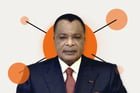 Le président congolais, Denis Sassou Nguesso. © Montage JA