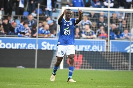 Habib Diarra, retour gagnant avec Strasbourg : « on va bien préparer les prochains matchs pour aller chercher l’Europe »