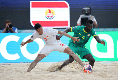 Coupe du Monde de Beach Soccer : Le Sénégal bat Tahiti et se qualifie pour les quarts de finale