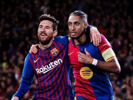 FC Barcelone : Raphinha fait tomber le record de Messi en Ligue des Champions