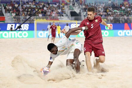 Mondial Beach Soccer 2025 : Le rêve du Sénégal s’évanouit en demi-finale contre la Biélorussie (5-2)