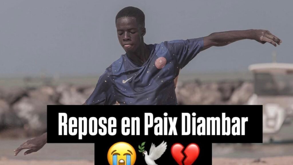 Le football salysien en deuil : Décès du joueur Vieux Niang, lors d’un match amical à Diambars