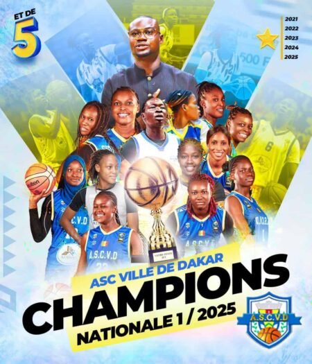 Basket – 25e Édition de la Coupe du Maire (Dames) : L’ASC Ville de Dakar décroche sa 6e couronne