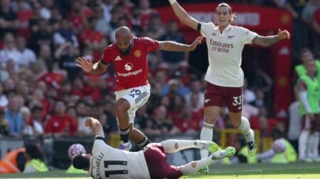 Manchester United s’incline face à Arsenal malgré une domination stérile