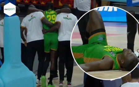 Afrobasket 2025 – Gora Camara sort sur blessure face à l’Égypte !