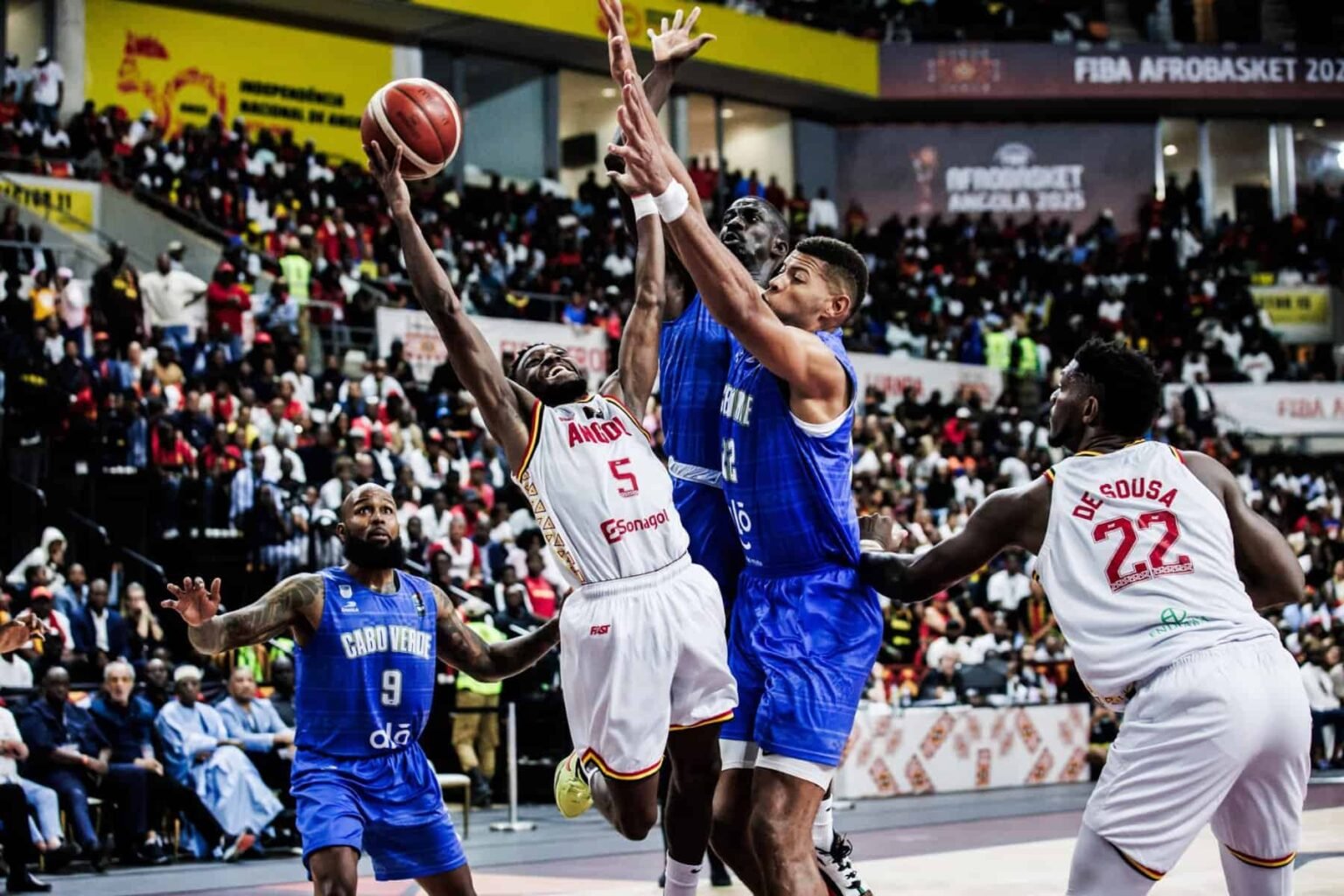 Afrobasket Angola 2025 – Au bout du suspens, l’Angola s’impose devant le Cap-Vert (90-80)