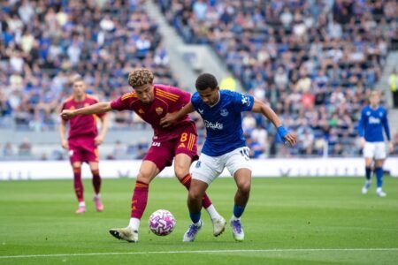 Amical : Pour son dernier match de préparation, le premier dans son nouveau stade, Everton battu par l’AS Roma