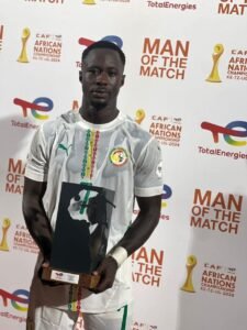 CHAN 2025 : Libasse Gueye élu homme du match après le succès du Sénégal face au Nigeria (1-0)