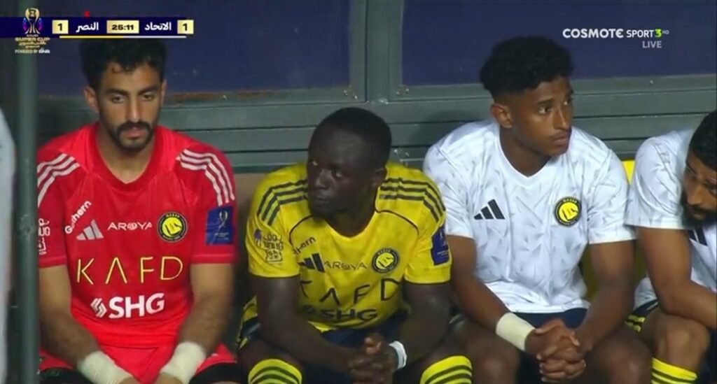 Supercoupe d’Arabie Saoudite : (vidéo) Sadio Mané ouvre le score et se fait ensuite exclure !