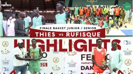 FENSCO 2025 – Basket Junior/Séniors – Revivez les coulisses du sacre de Rufisque devant Thiès