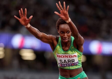 Triple saut : Saly Sarr qualifiée en finale pour sa première participation aux Championnats du Monde !