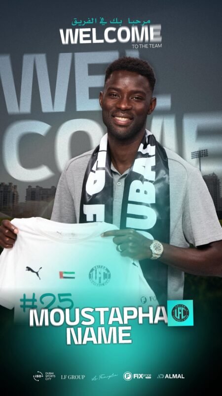 Moustapha Name rejoint Dubai United FC et retrouve Andrea Pirlo
