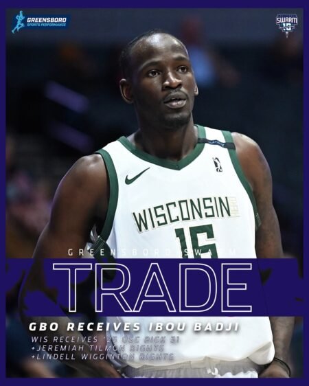 G League 2025 : Ibou Badji rejoint la filiale des Hornets, Greensboro Swarm !