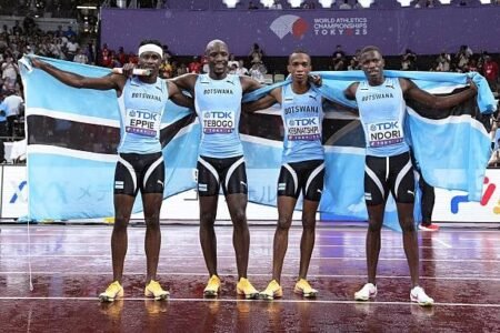 Botswana : un jour férié pour célébrer la médaille d’or historique du relais 4×400 !