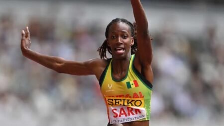 Mondiaux d’athlétisme : Saly Sarr, dernier espoir sénégalais, en quête de podium au triple saut