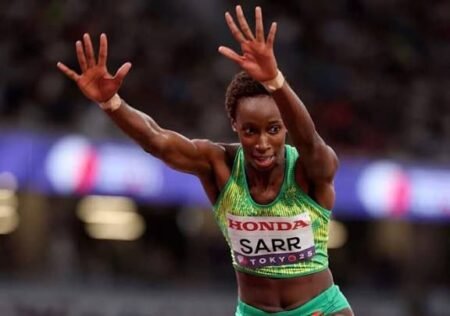 La Sénégalaise Saly Sarr signe un exploit et intègre le Top 6 mondial au triple saut