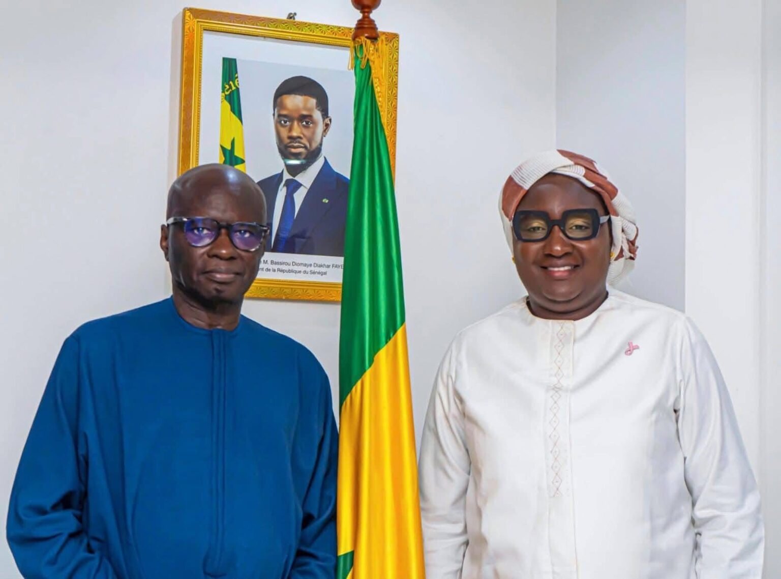 CAN « Maroc 2025 » et JOJ « Dakar 2026 » : Khady Diène Gaye reçoit Omar Pène