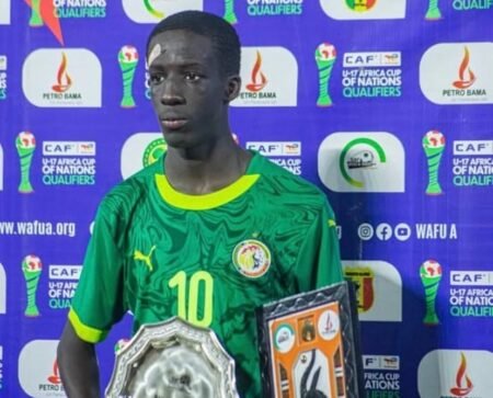 Meilleur joueur et meilleur buteur du tournoi de l’UFOA -A U17, Souleymane Commissaire Faye en veut plus : « L’histoire continue … »