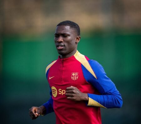 FC Barcelone : Mamadou Mbacké Fall s’entraîne avec l’équipe première